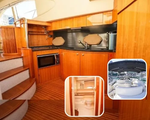 Valentina 50ft Yacht Interior Cabin
